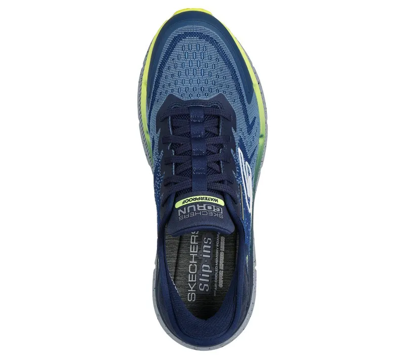 Skechers Skechers Slip-ins: Max Cushioning Premier 2.0 – Stanch – Marine / Geel (220527-NVYL)
