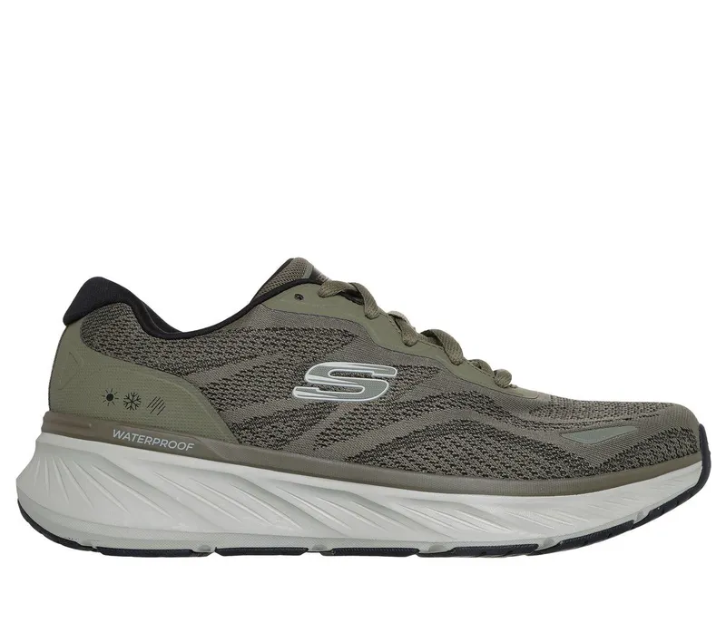 Skechers Waterproof Relaxed Fit: Edgeride – Konzo – Olijf / Zwart (232842-OLBK)