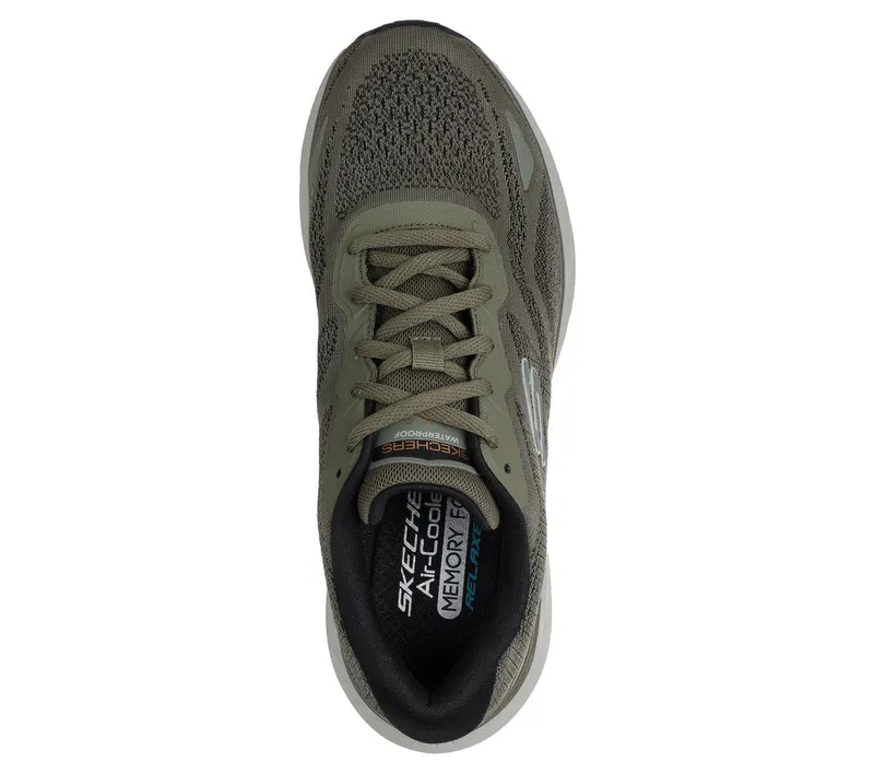 Skechers Waterproof Relaxed Fit: Edgeride – Konzo – Olijf / Zwart (232842-OLBK)