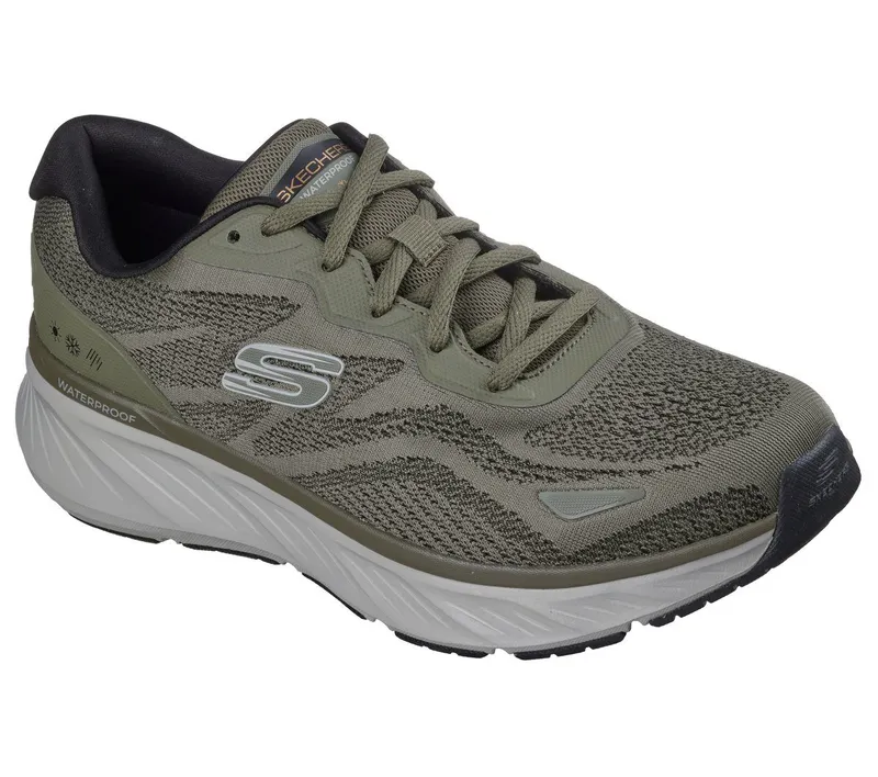 Skechers Waterproof Relaxed Fit: Edgeride – Konzo – Olijf / Zwart (232842-OLBK)