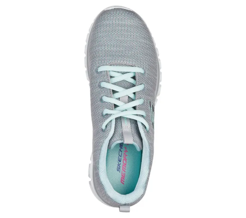 Skechers Graceful – Twisted Fortune – Grijs / Multi (12614-GYMN)