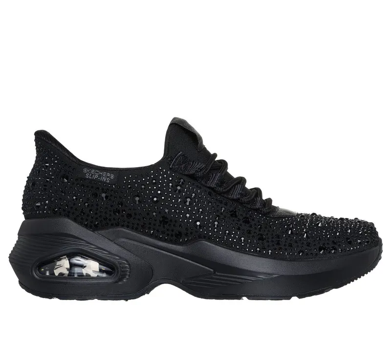 Skechers Skechers Slip-ins Snoop Dogg: M-UNO – Rhinestoned Air – Zwart (186070-BBK)