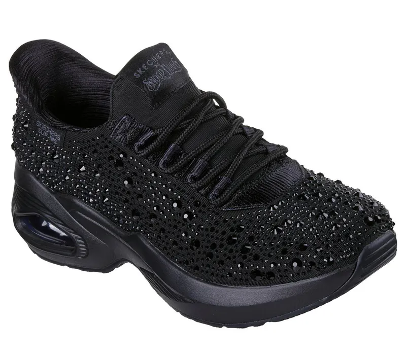 Skechers Skechers Slip-ins Snoop Dogg: M-UNO – Rhinestoned Air – Zwart (186070-BBK)