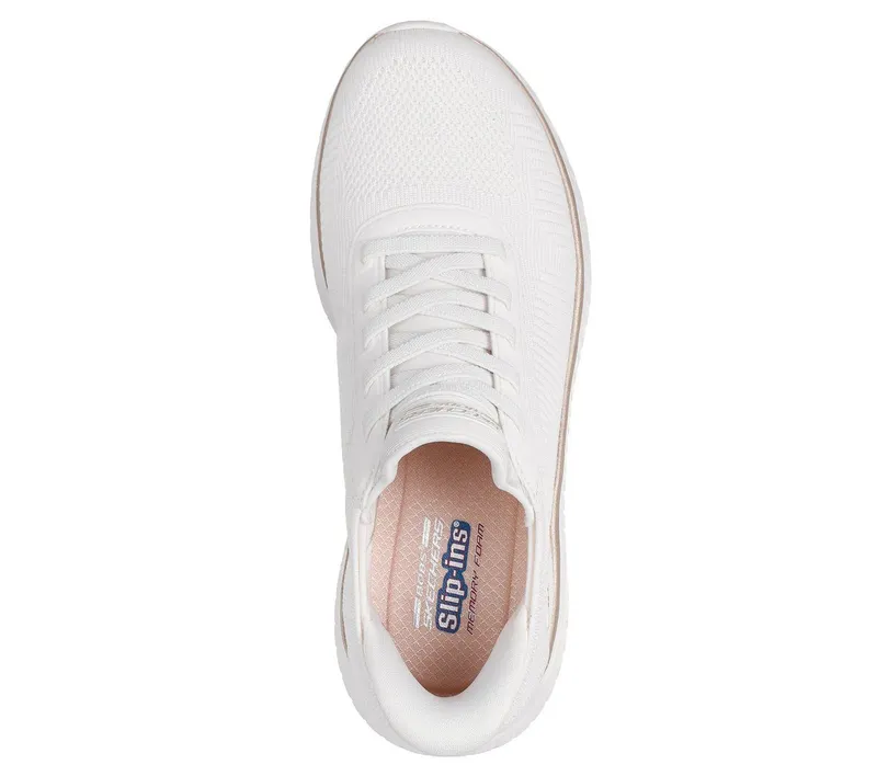 Skechers Skechers Slip-ins: BOBS Sport Squad Chaos – Wit / Goud (117497-WTGD)