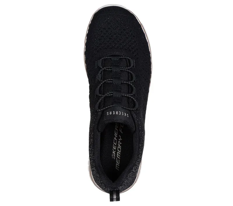 Skechers Virtue – Lucent – Zwart / Roos Goud (104424-BKRG)