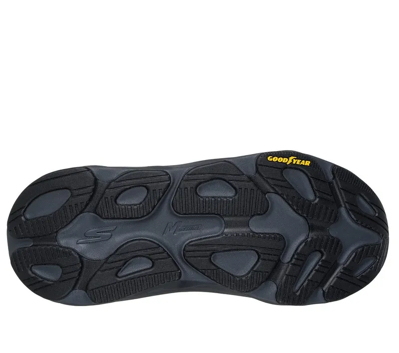 Skechers Waterproof: Max Run – Vorteza – Wit / Houtskool (129203-WCC)