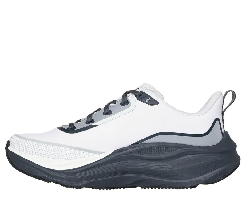 Skechers Waterproof: Max Run – Vorteza – Wit / Houtskool (129203-WCC)