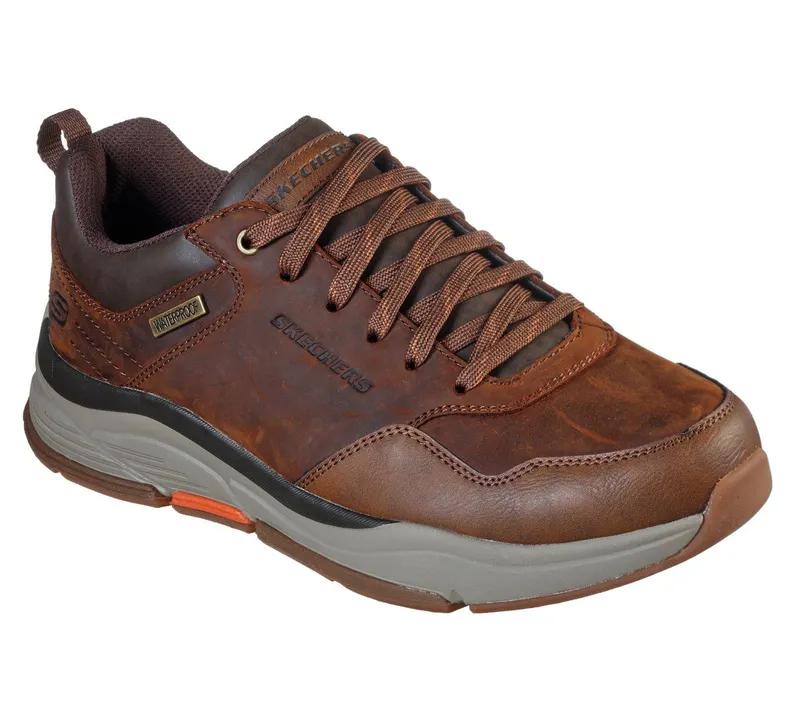Skechers Waterproof Relaxed Fit: Benago – Hombre – Bruin (210021-CDB)