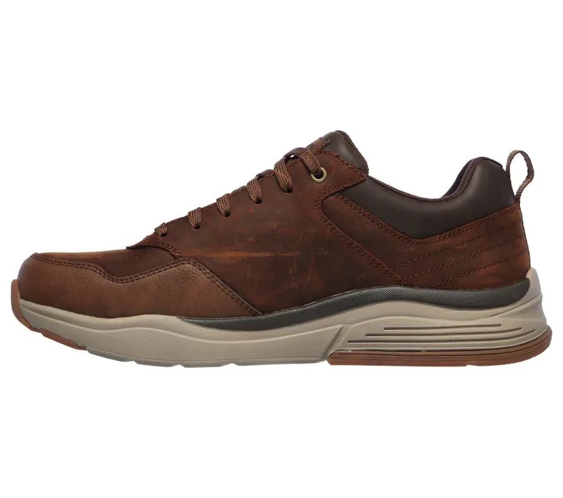 Skechers Waterproof Relaxed Fit: Benago – Hombre – Bruin (210021-CDB)