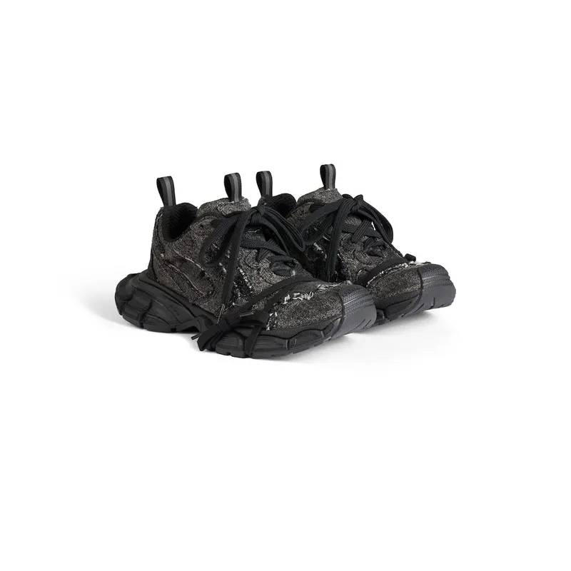 Balenciaga Women’s 3xl Sneaker In Black Black (734731WTSAX1000)