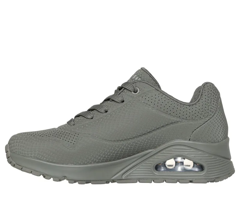 Skechers UNO – Shiny Scale – Olijf (177861-OLV)
