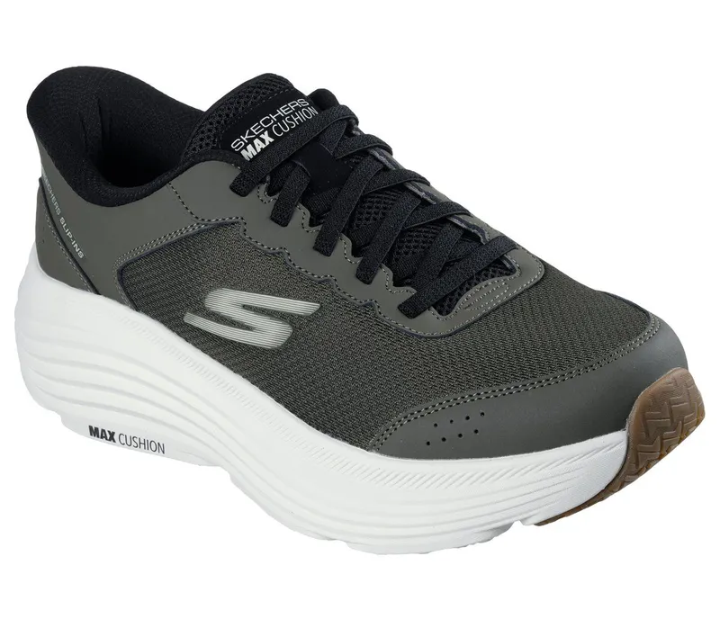 Skechers Skechers Slip-ins: Max Cushioning Endeavour – Cardova – Olijf / Zwart (220610-OLBK)