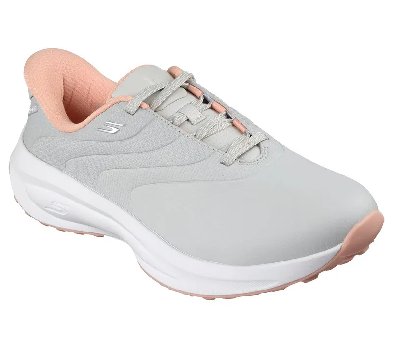 Skechers Skechers Slip-ins Waterproof: GO GOLF Flow SI – Licht Grijs / Roze (123153-LGPK)