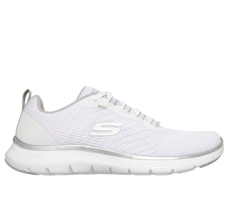 Skechers Flex Appeal 5.0 – New Path – Wit / Zilver (150201-WSL)