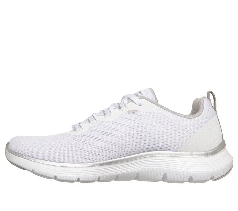 Skechers Flex Appeal 5.0 – New Path – Wit / Zilver (150201-WSL)