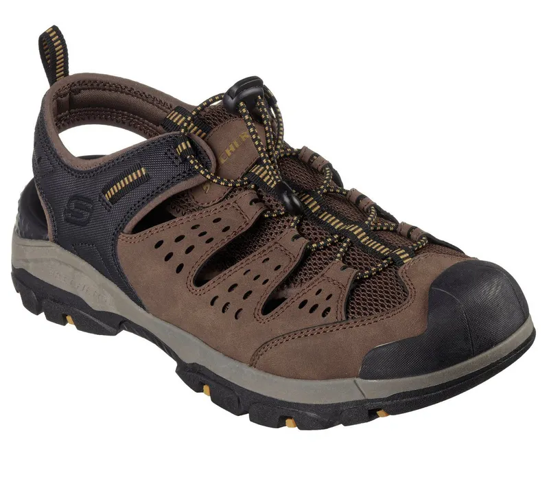 Skechers Relaxed Fit: Tresmen – Menard – Bruin / Zwart (205113-BRBK)