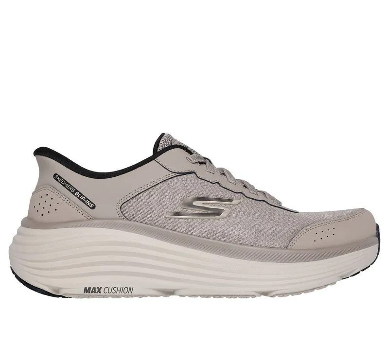 Skechers Skechers Slip-ins: Max Cushioning Endeavour – Cardova – Taupe / Zwart (220610-TPBK)