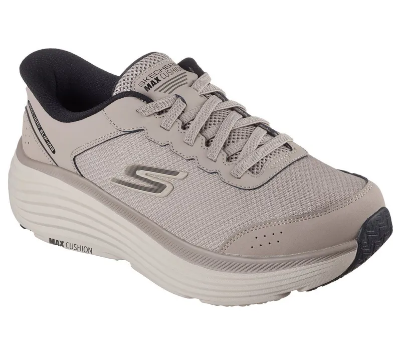 Skechers Skechers Slip-ins: Max Cushioning Endeavour – Cardova – Taupe / Zwart (220610-TPBK)