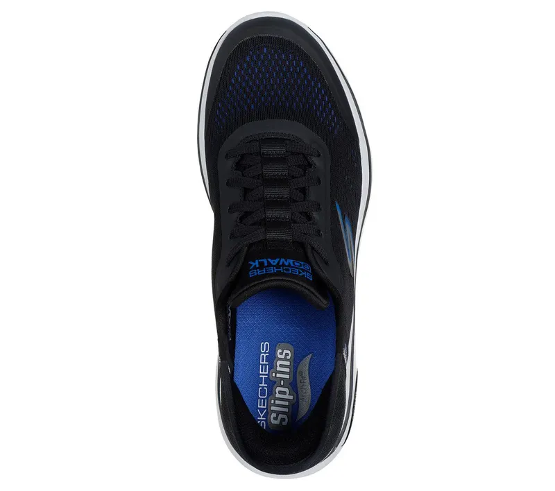 Skechers Skechers Slip-ins: GO WALK Arch Fit 2.0 – Simplicity 2.5 – Zwart / Blauw (216604-BKBL)