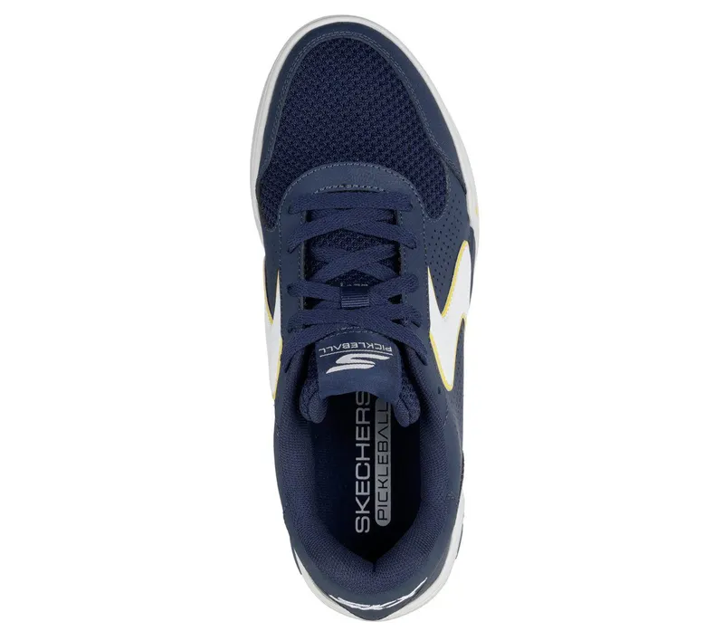 Skechers Viper Court Classic – Pickleball – Marine / Geel (246106-NVYL)