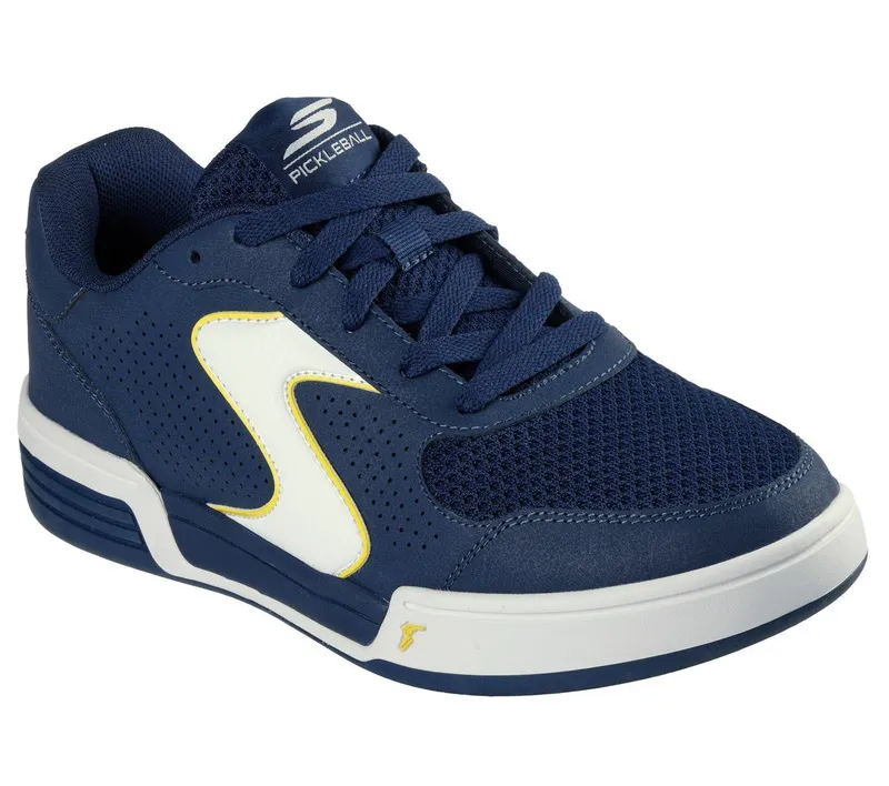 Skechers Viper Court Classic – Pickleball – Marine / Geel (246106-NVYL)
