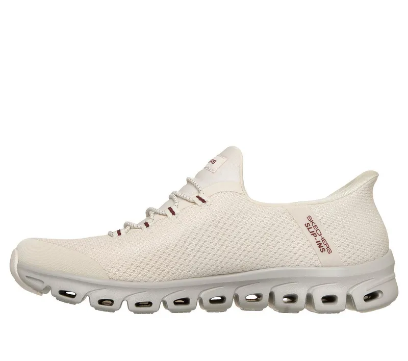 Skechers Skechers Slip-Ins: Glide-Step – Vibey – Gebroken Wit / Grijs (104557-OWGR)