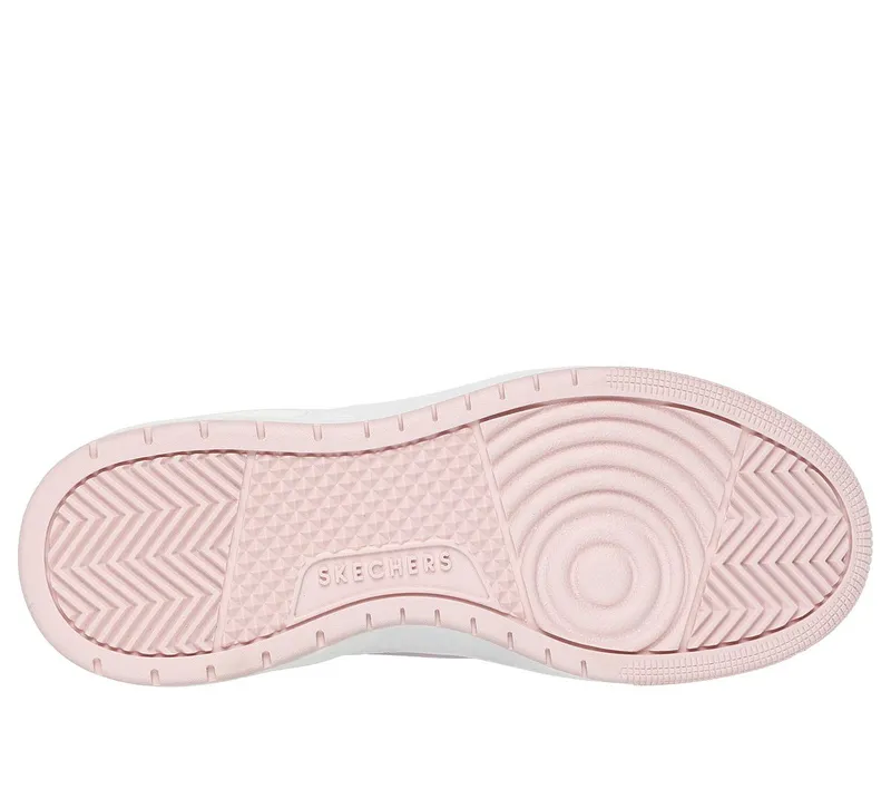 Skechers Uno Court – Courted Style – Wit / Lavendel / Roze (177710-WLVP)
