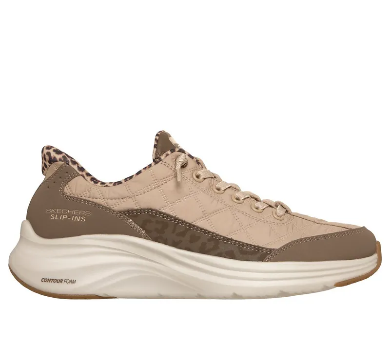 Skechers Skechers Slip-ins: Contour Foam – Cozy Fit Leopard Dream – Bruin (150419-BRN)
