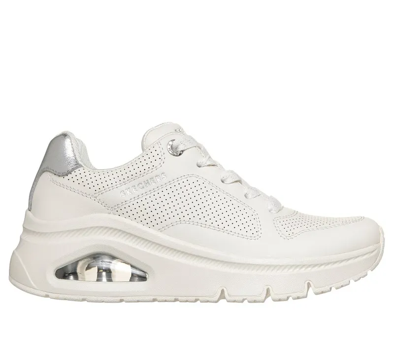 Skechers Premium Leather UNO Icon – Idolized Air – Wit (177767-WHT)