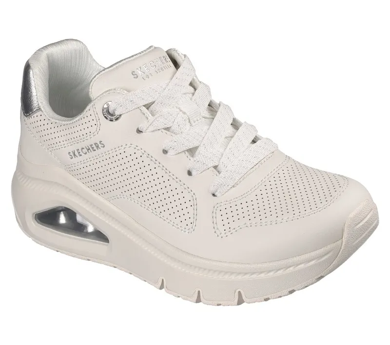 Skechers Premium Leather UNO Icon – Idolized Air – Wit (177767-WHT)