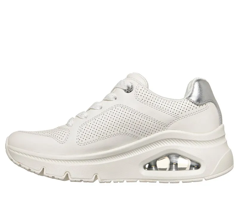 Skechers Premium Leather UNO Icon – Idolized Air – Wit (177767-WHT)