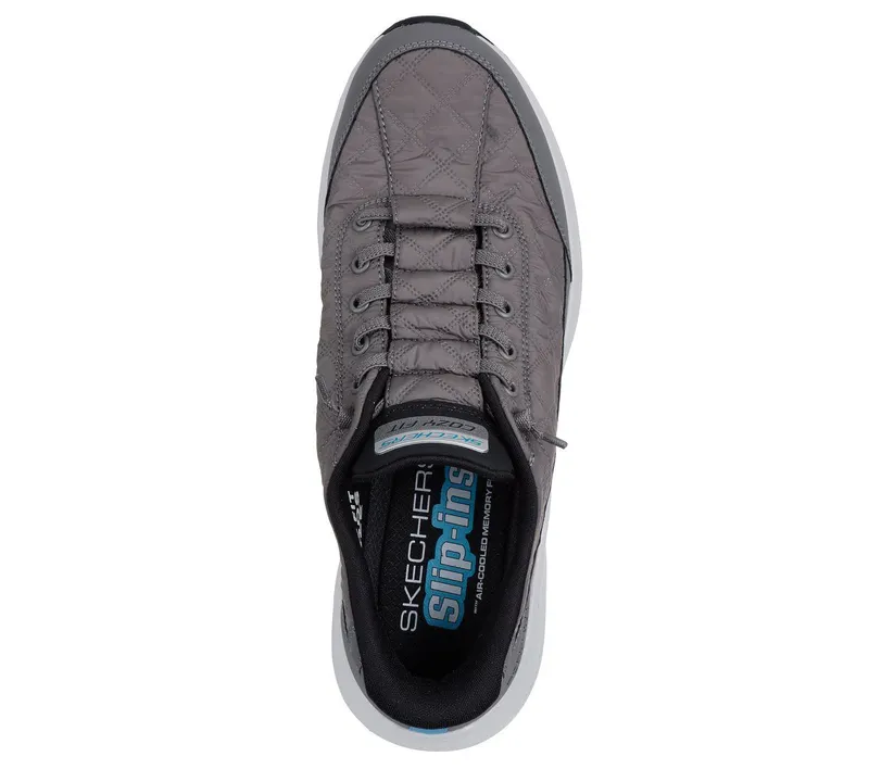 Skechers Skechers Slip-ins: Contour Foam – Cozy Fit – Houtskool / Zwart (232619-CCBK)
