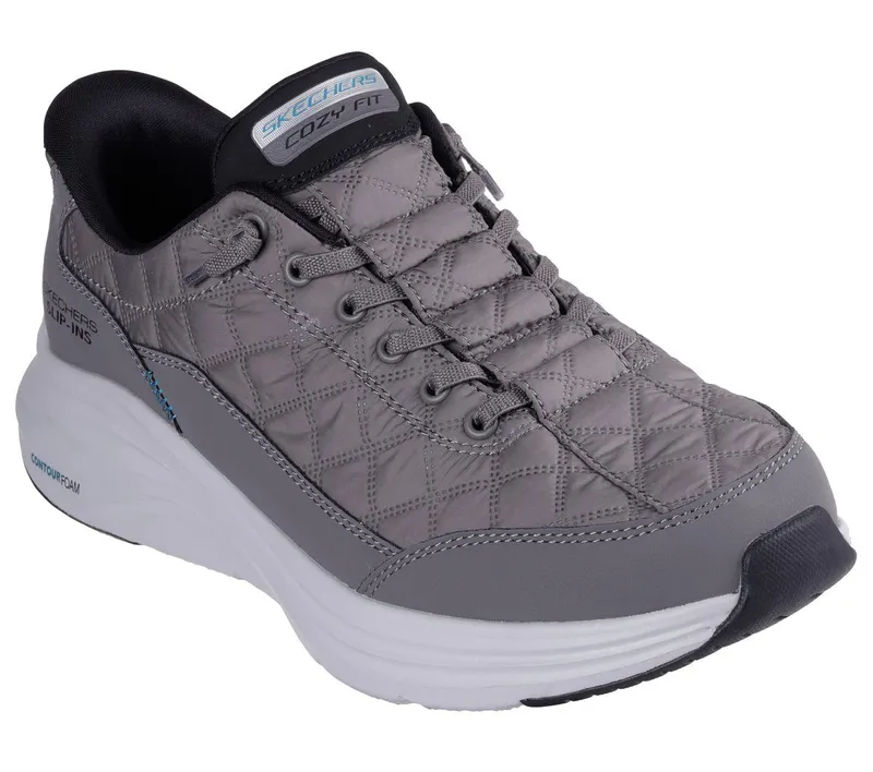 Skechers Skechers Slip-ins: Contour Foam – Cozy Fit – Houtskool / Zwart (232619-CCBK)