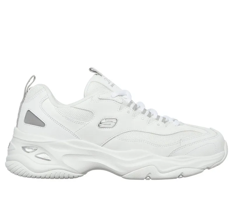 Skechers D’Lites 4.0 – Fresh Diva – Wit / Grijs (149492-WGY)