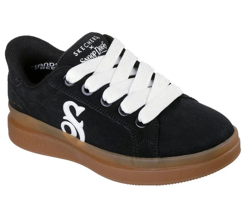 Skechers Skechers Slip-ins Snoop Dogg: Courtside – Cali Girlz – Zwart / Wit (186100-BKW)