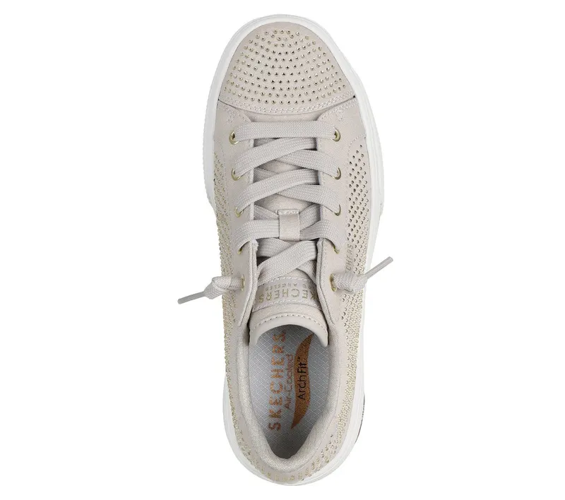 Skechers Arch Fit Arcade – Gem Steps – Taupe / Goud (177221-TPGD)