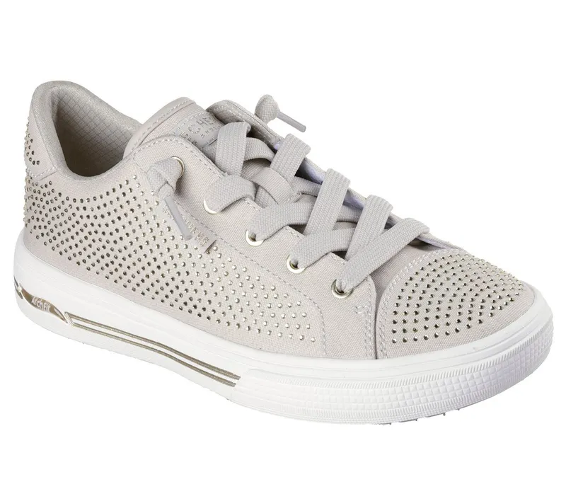 Skechers Arch Fit Arcade – Gem Steps – Taupe / Goud (177221-TPGD)