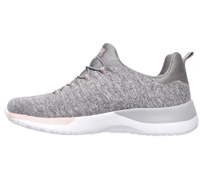 Skechers Dynamight – Break-Through – Grijs / Licht Roze (12991-GYLP)