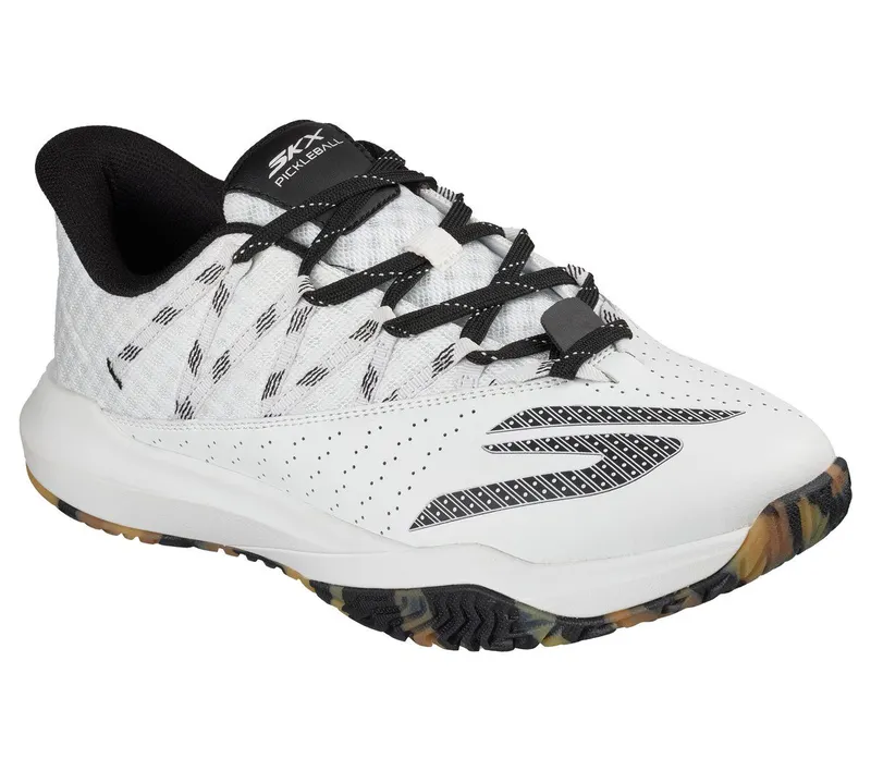 Skechers Relaxed Fit: Viper Court Rally – Wit / Zwart (246110C-WBK)
