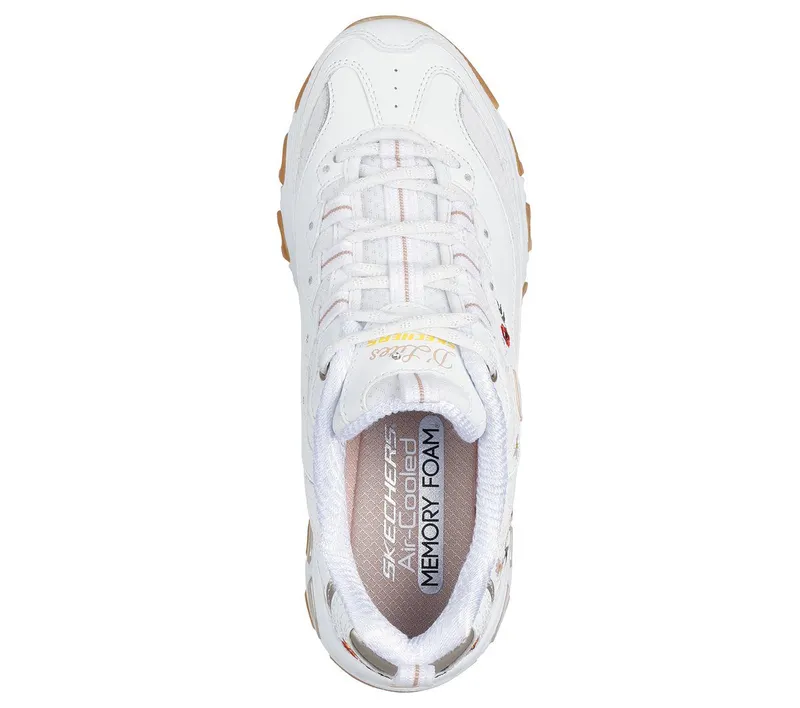 Skechers D’Lites – Spring Bloom – Wit (150553-WHT)
