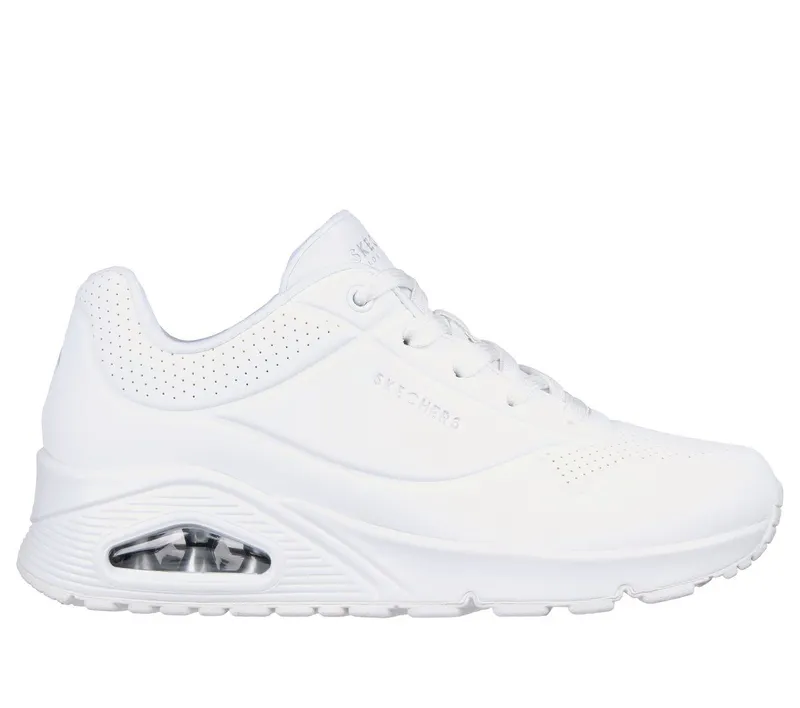 Skechers UNO – Stand on Air – Wit (73690-W)