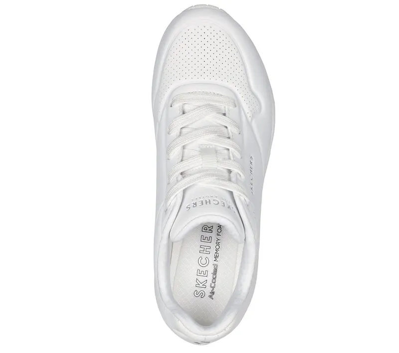 Skechers UNO – Stand on Air – Wit (73690-W)