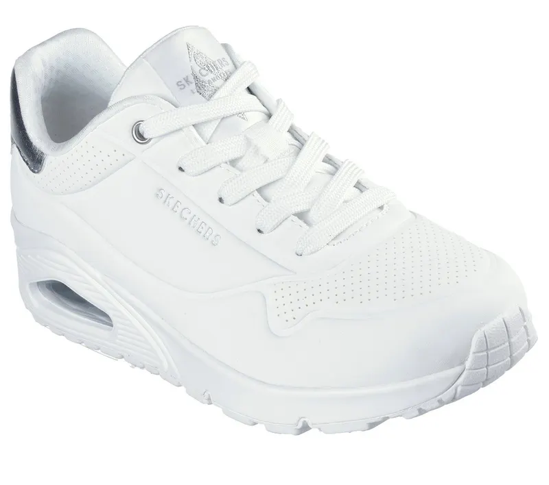 Skechers UNO – Golden Air – Wit / Zilver (177094-WSL)
