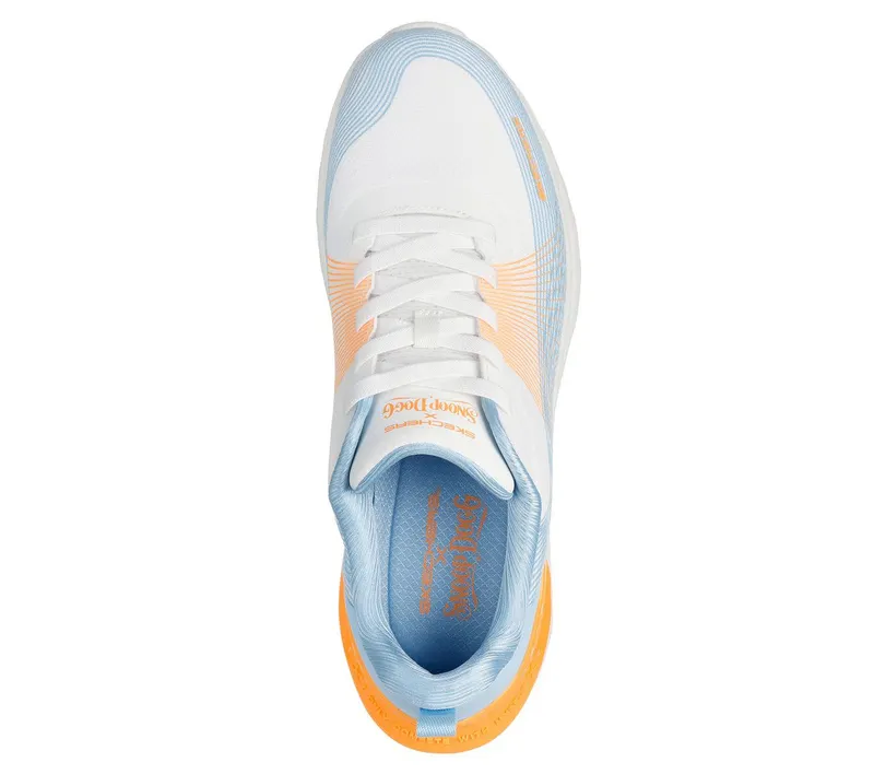 Skechers Snoop Dogg: Snoop Ace – Cyber Walker – Wit / Blauw (251135-WBL)