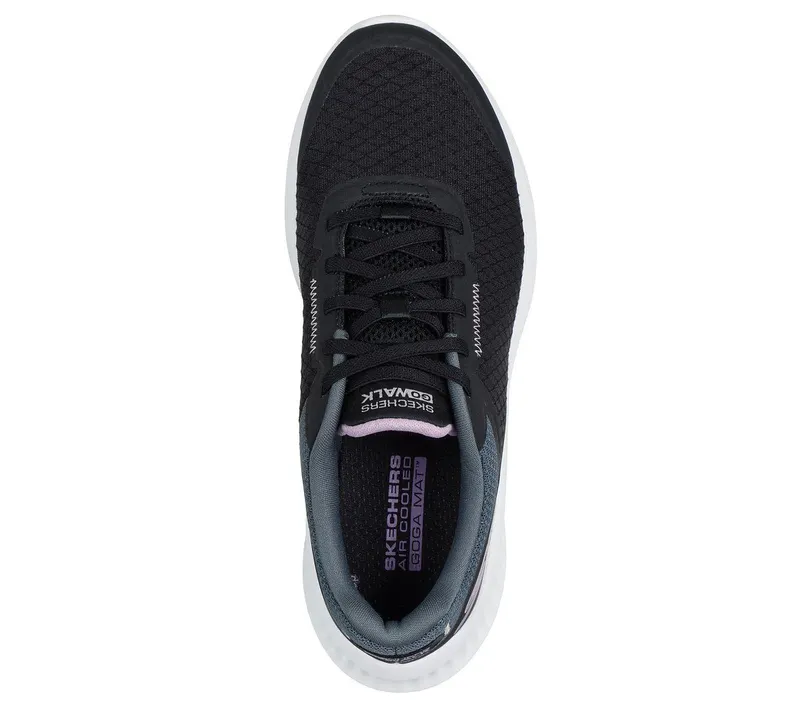 Skechers GO WALK Now – Nikkie – Zwart / Lavendel (125640-BKLV)