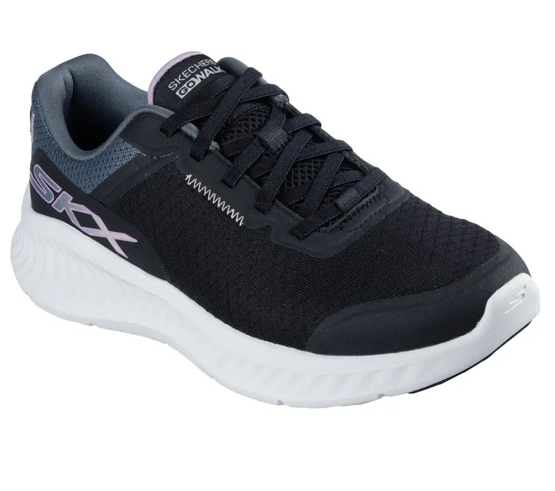Skechers GO WALK Now – Nikkie – Zwart / Lavendel (125640-BKLV)