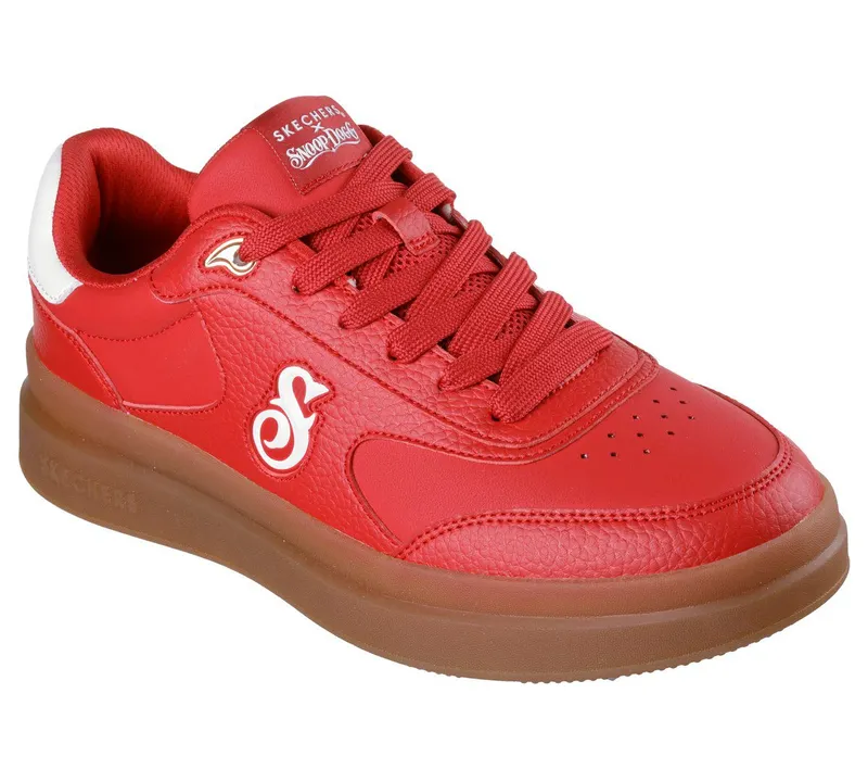 Skechers Snoop Dogg: Courtside – Cali Dudez – Rood / Wit (251200-RDW)