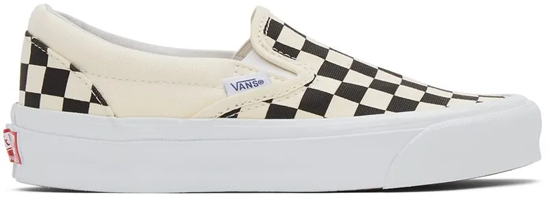 Vans Off-White Check OG Classic Slip-On checkerboard checker (VN0A45JKT0A)