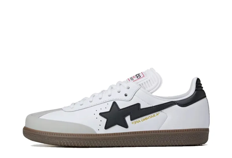 adidas x BAPE Samba White (JR9245)