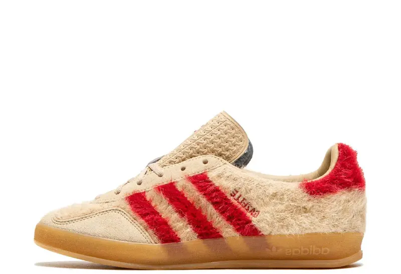 adidas Gazelle Indoor Fur Pack Tan Red (JP8341)